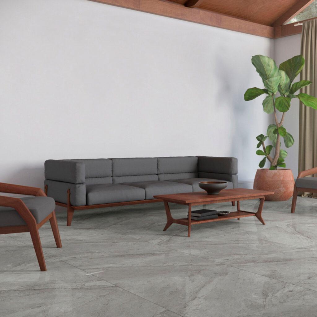 Porcelanatos mesclados da Elizabeth chegam à Joli Sirius Gray 84x84 – O equilíbrio perfeito entre modernidade e neutralidade