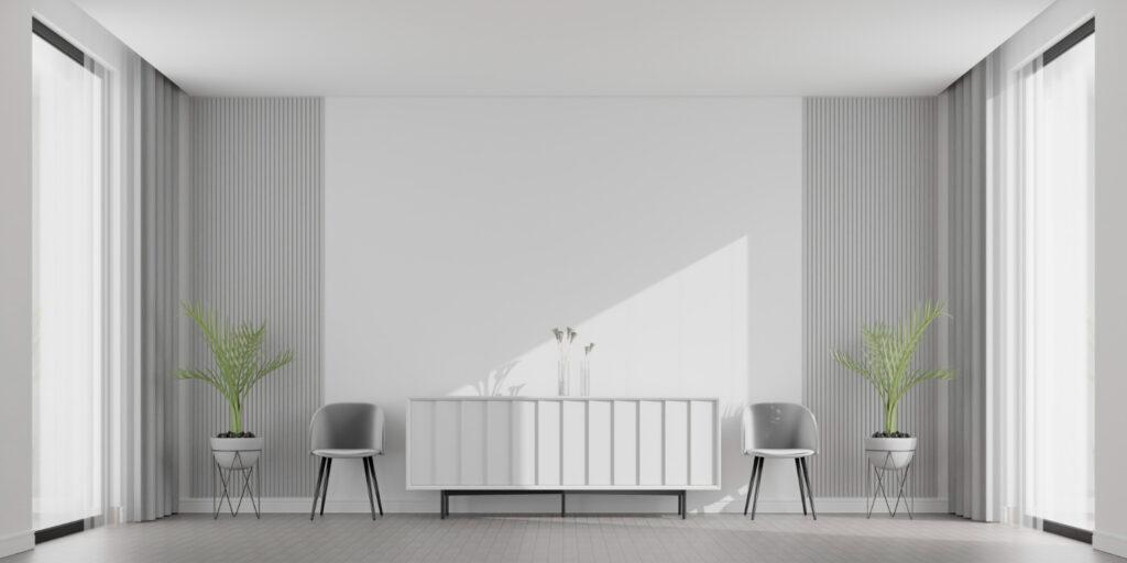 Cloud Dancer (Pantone) é um off-white suave que traz amplitude e serenidade aos ambientes — ótimo para quem quer renovar sem ousar demais.