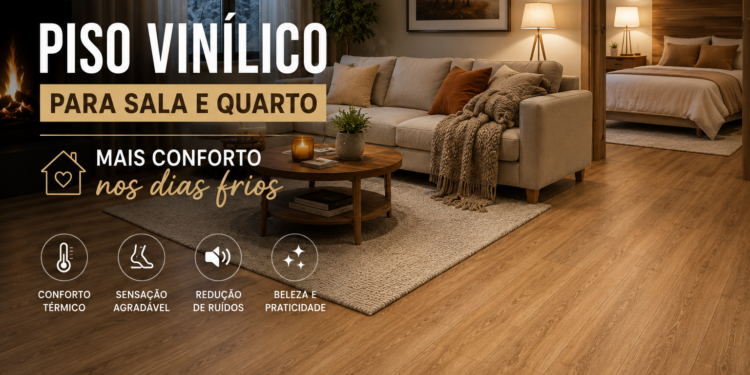 Piso Vinílico para Sala e Quarto: Mais Conforto nos Dias Frios