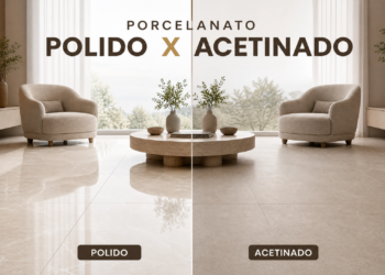 Porcelanato Polido x Acetinado: Entenda as Diferenças e Saiba Qual Escolher