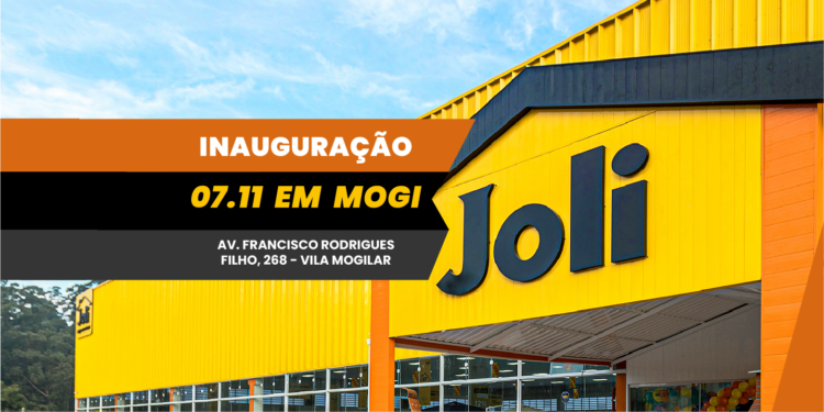 Joli Inaugura Loja em Mogi das Cruzes em 7 de Novembro