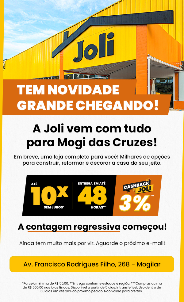 Joli inaugura loja em Mogi das Cruzes em novembro